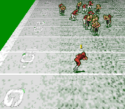Pro Quarterback back cover for Super Nintendo